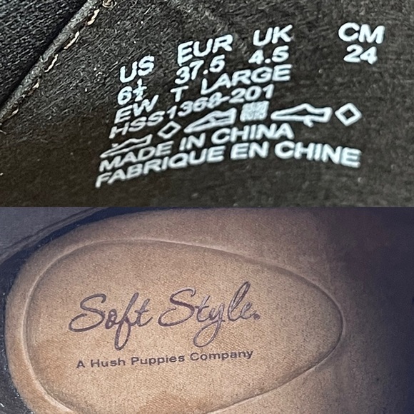 Soft style A hush puppies company brown lace booties with pompoms size 6.5 - Picture 14 of 16